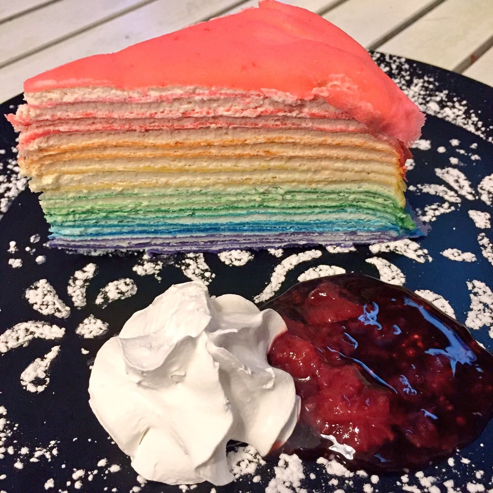 Rainbow Crepe Cake Yelp