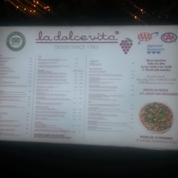 La Dolce Vita Restaurant Cancun La Dolce Vita Restaurant Cancun