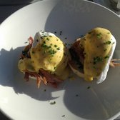 Photo of HQ Restaurant and Wine Bar - Dublin, Republic of Ireland. Eggs Benedict with Ham hock