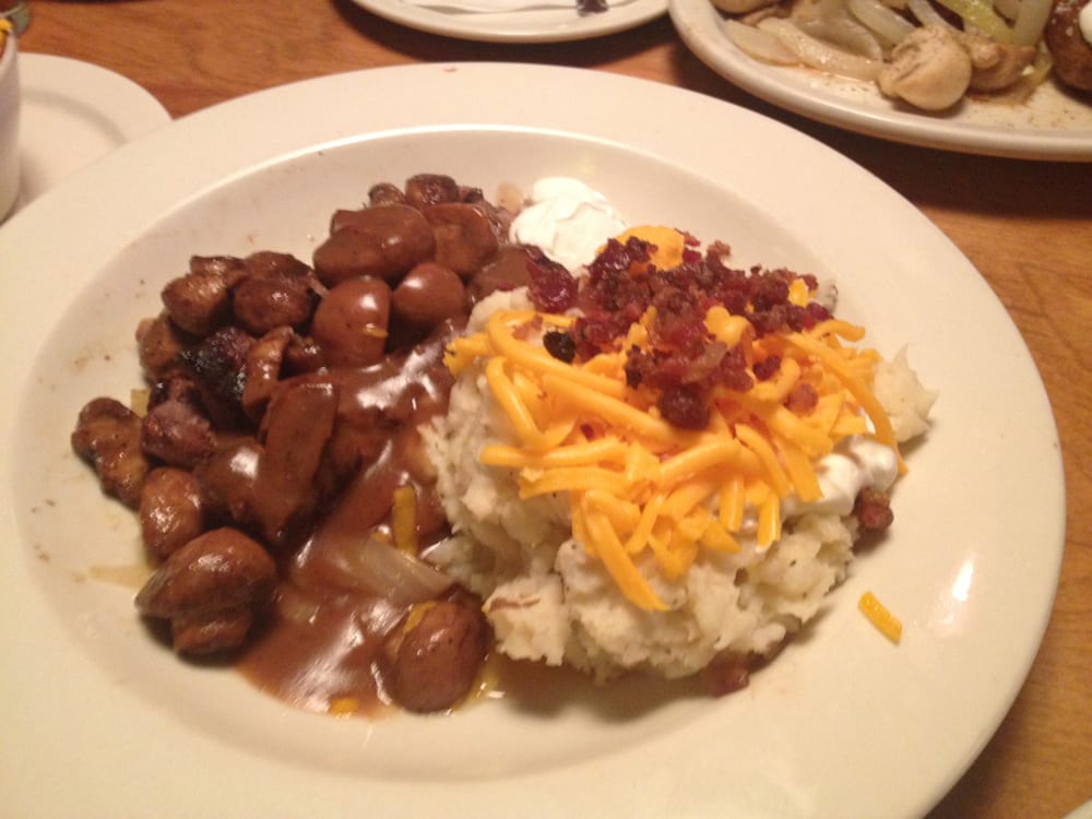 Beef tip with loaded mashed potatoes. Yelp