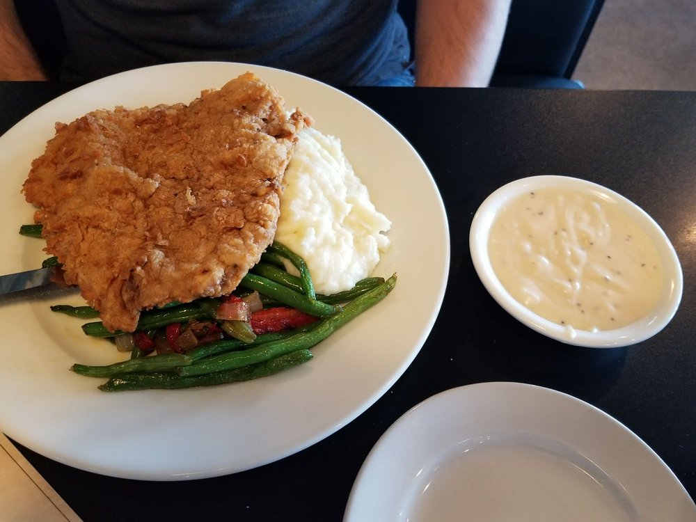 chicken fried steak those green beans are the best yelp