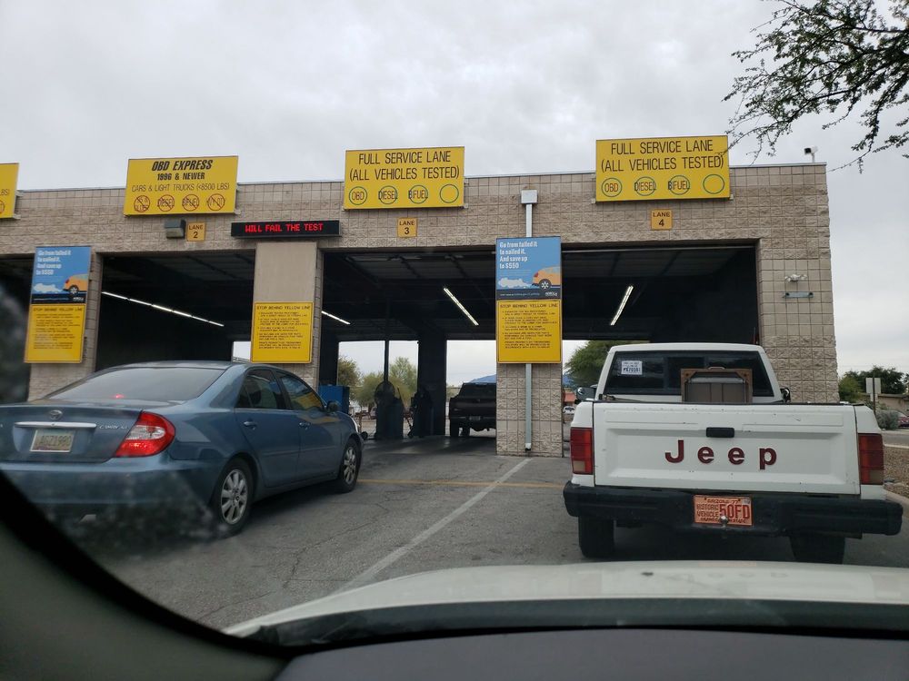 Arizona Emissions Testing Smog Check Stations 1301 S Stocker Dr Arizona Emissions