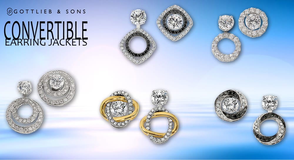Dress Up Your Stud Earrings With Convertible Earring Jackets Yelp Photo Of Novak Jewelers Ballwin Mo United States Dress Up Your Stud