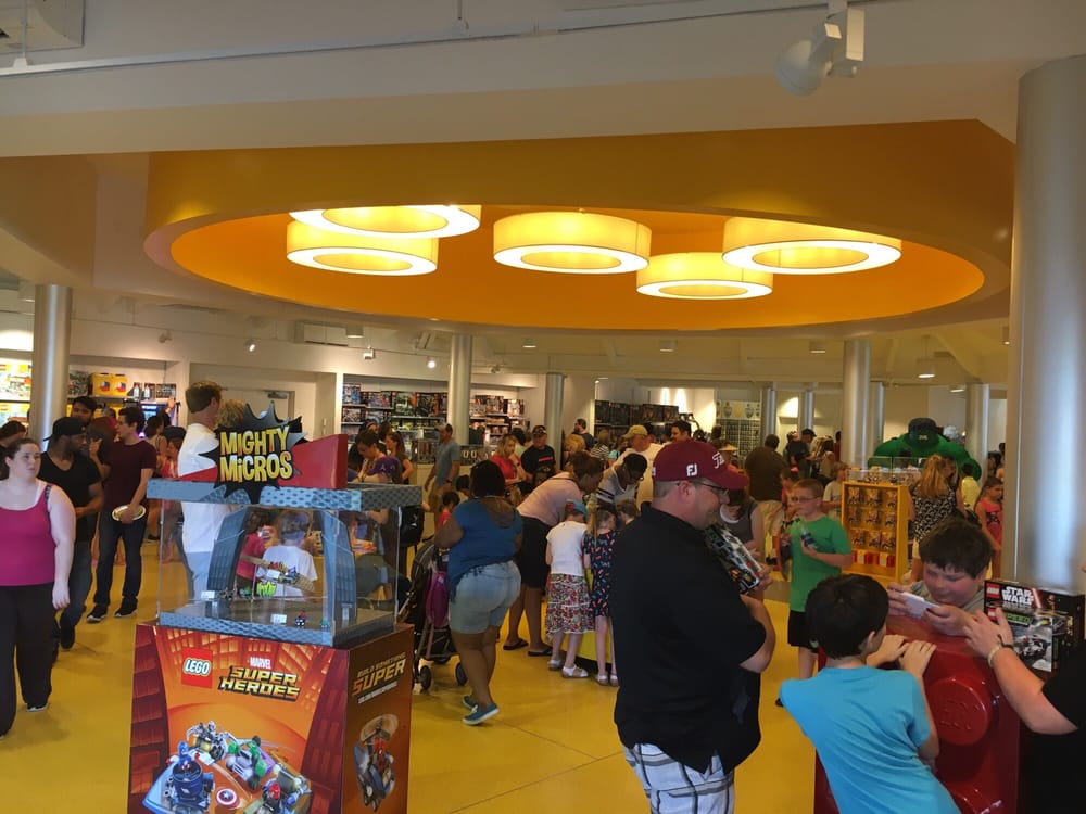 the lego store at