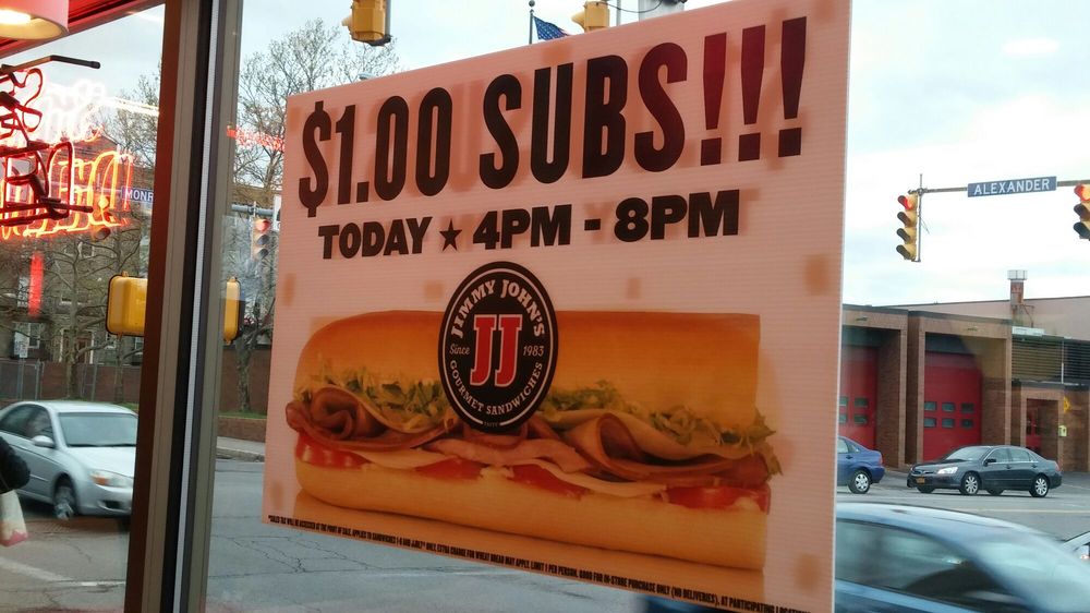 Jimmy John’s CLOSED 10 Reviews Sandwiches 330 Monroe Ave, Park