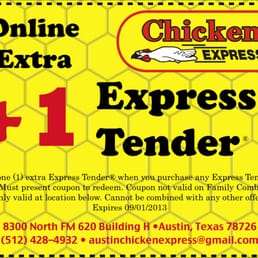 Chicken express coupons mesquite tx
