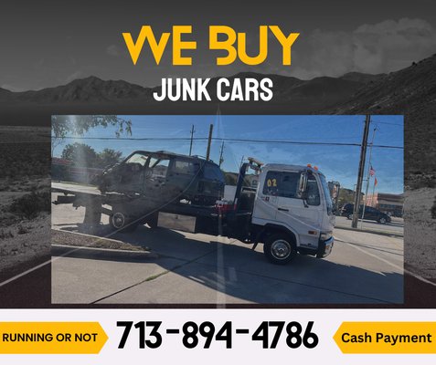 We buy junk cars