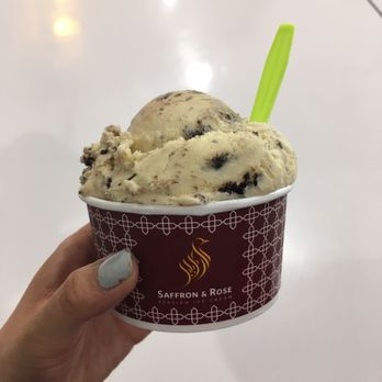saffron and rose ice cream near me