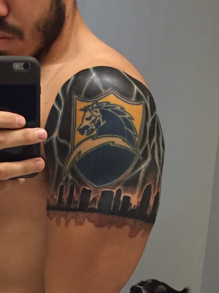 john totally fixed the chargers shield and did the background john totally fixed the chargers shield and did the background