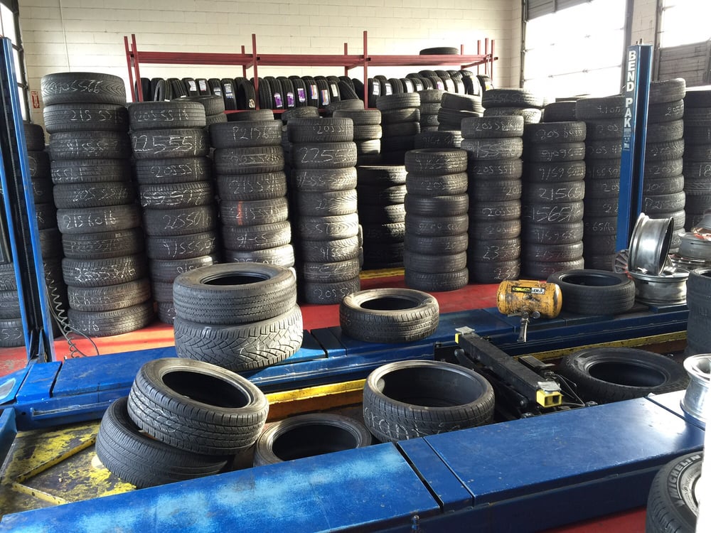 Stacks And Of Used Tires Racks New Ones As Well Yelp Photo Of Llantera El Rancho Tires Las Vegas Nv United States Stacks