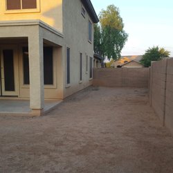 Lopez Landscaping 15 Photos 11 Reviews 29831 N Photo Of Lopez Landscaping Wittmann Az United States Side Yard Before