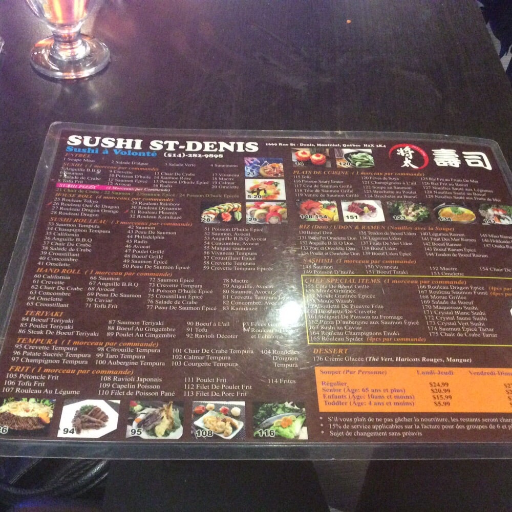 Sushi StDenis 24 Photos & 44 Reviews Sushi Bars 1669 rue Saint