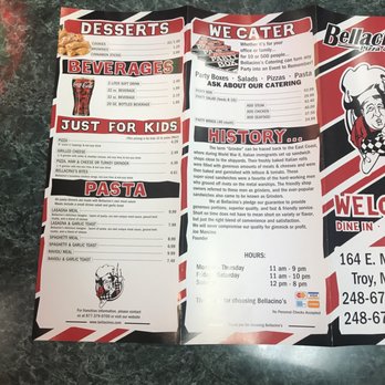 Bellacino’s of Troy - Order Food Online - 73 Photos &amp; 21 Reviews ...