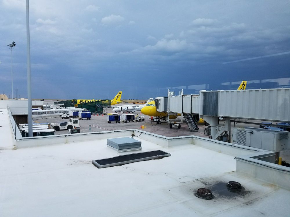 The Physical Address Location of Spirit Airlines Denver Airport Colorado is Provided as: Spirit Airlines is the leading Ultra Low Cost Carrier in the United States, the Caribbean and Latin America. Spirit Airlines fly to 60+ destinations with + dailty flights with Ultra Low Fare.
