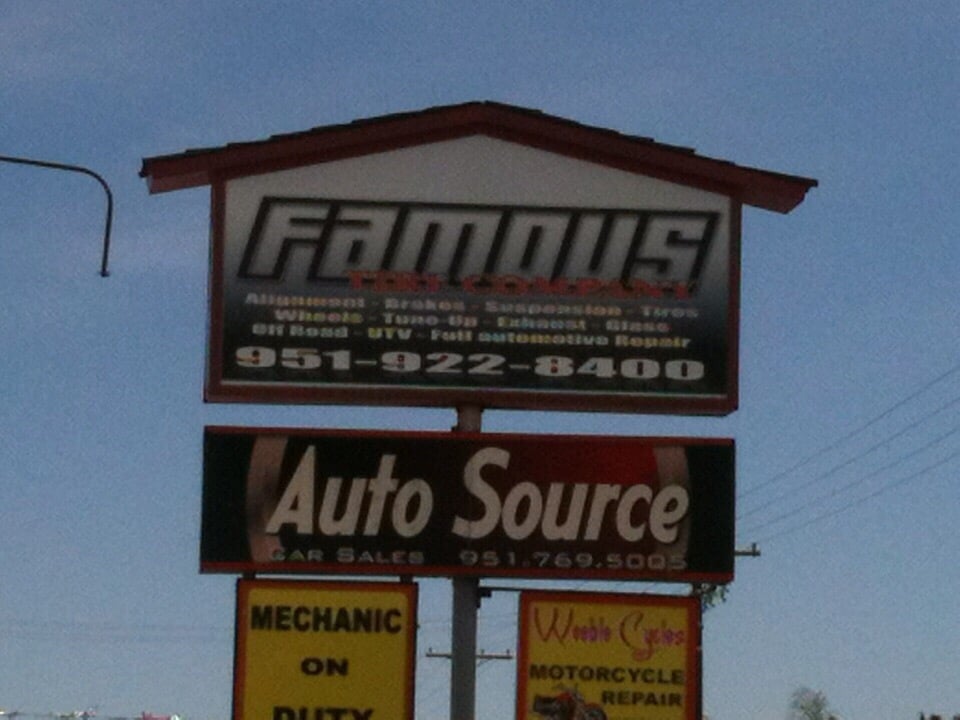 Famous Tire Company 51 Reviews Tires 2159 W Ramsey St, Banning, CA Phone Number Yelp