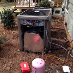 J L Patterson 21 Photos Heating Air Conditioning Hvac 3922 Photo Of J L Patterson Charlotte Nc United States New Heat Pump Installation
