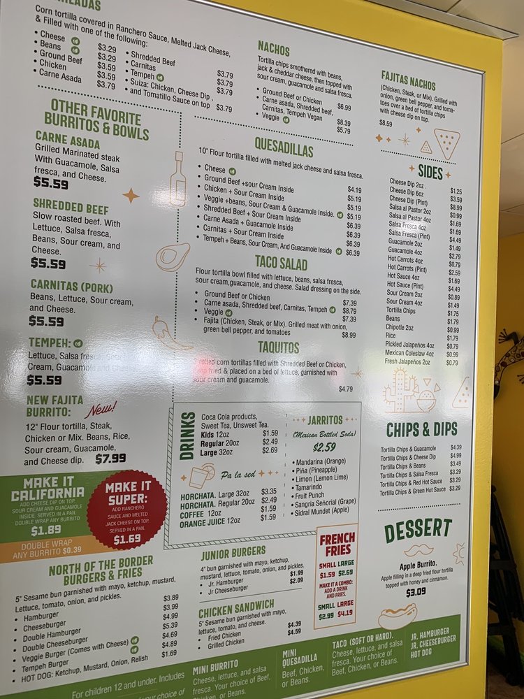 Online Menu Of El Indio Real Mexican Food Restaurant Gainesville