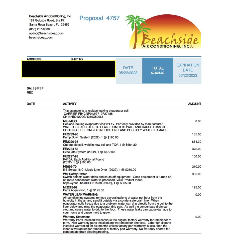 image of business Beachside Air Conditioning