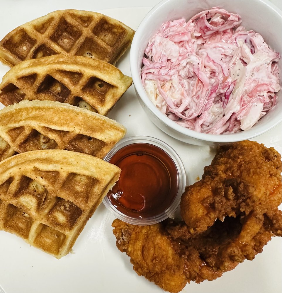 4 Chicken and Waffles