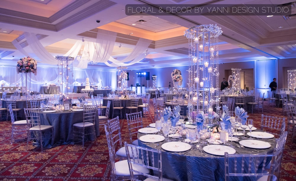 Wedding Blue Color Scheme Reception Decor Picture At The Bolingbrook Photo Of Bolingbrook Golf Club Il United States Wedding Blue Color