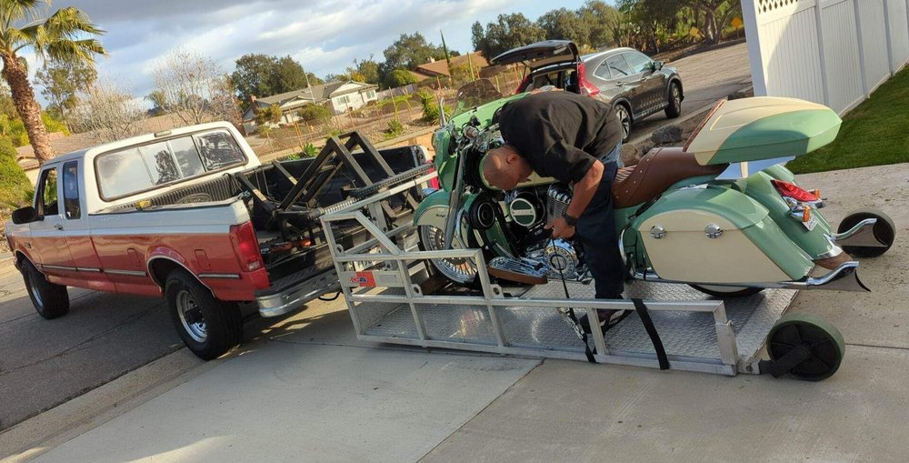 Grumpy Transport Motorcycle Towing