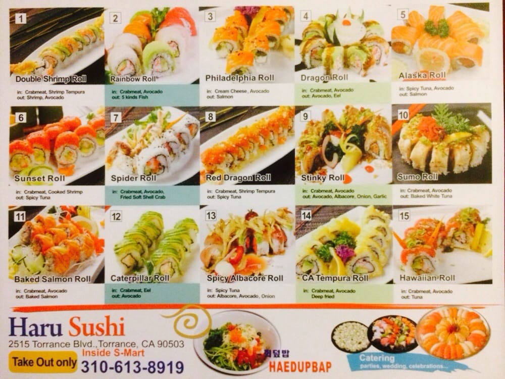 2014 Menu (all selections $4.99); check out stand for additional items