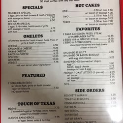 Red Star Cafe Eastland Tx Menu Red Star Cafe Eastland Tx Menu