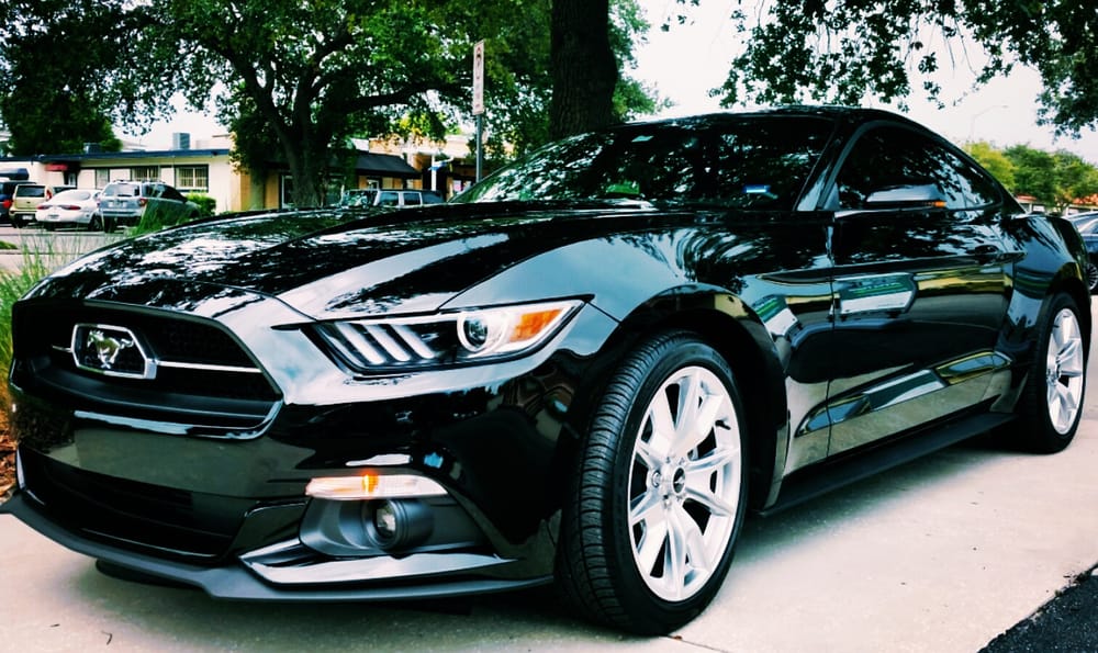 50th Year Limited Edition 2015 Ford Mustang looking mean