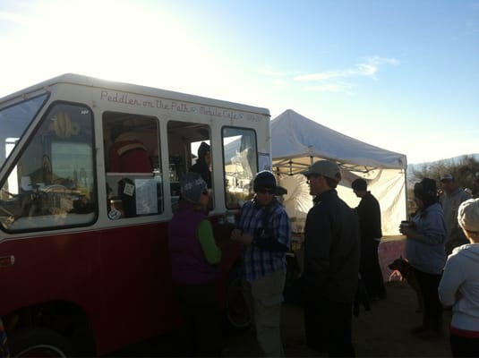 Peddler On The Path Mobile Cafe At The 24 Hour Town Coffee Tea