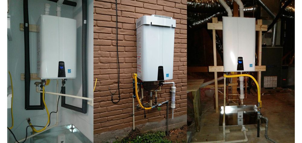 navien tankless water heaters are a versatile retrofit option- they