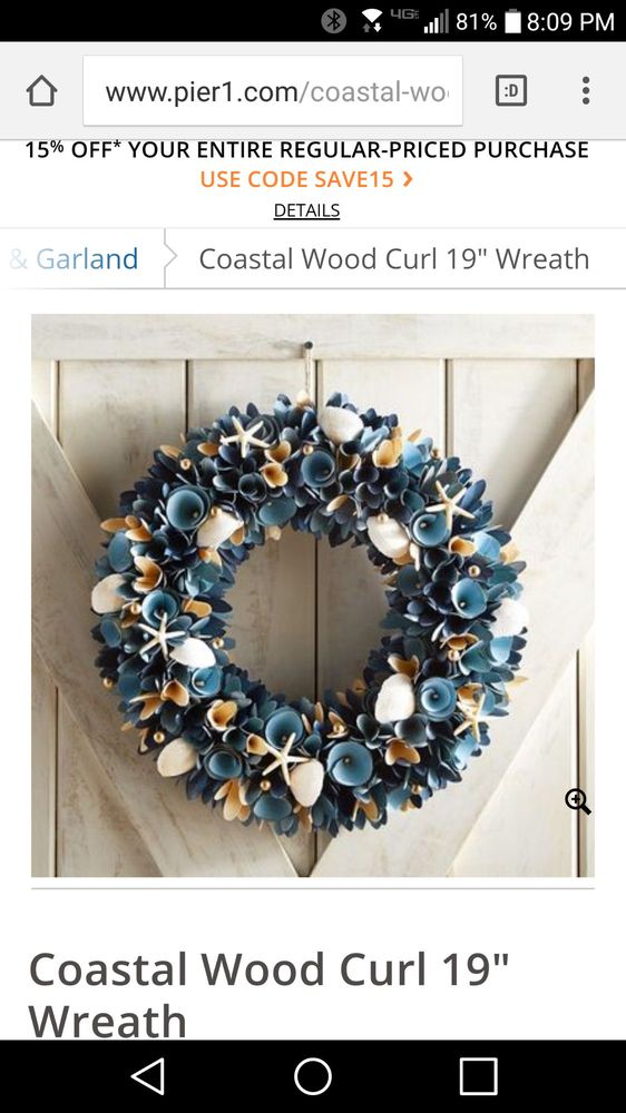 Bought This Gem Today For My Front Door All Wreaths Are On Yelp Photo Of Pier 1 Jacksonville Fl United States Bought This Gem Today
