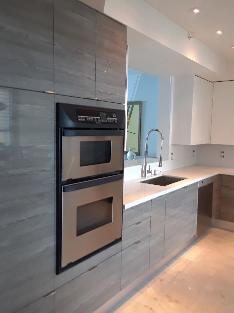 Kitchen Cabinet Refacing High Gloss Acrylic Lacquer Modern