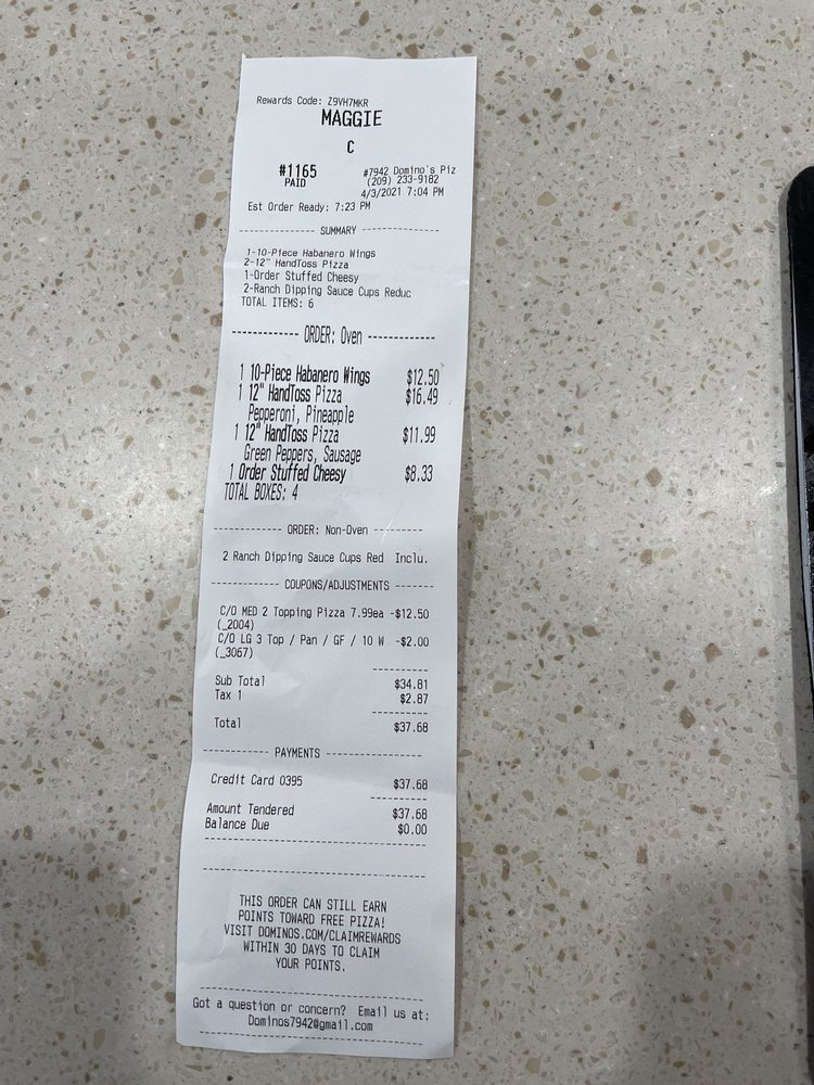 Domino’s Pizza