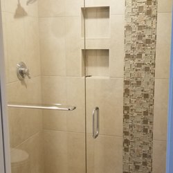 Rtk Tile Specialties 14 Photos Tiling Pleasant Valley Photo Of Rtk Tile Specialties Portland Or United States Shower With A
