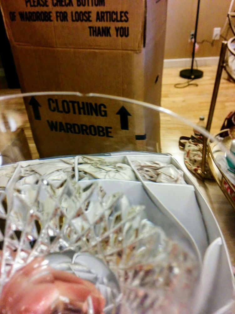 One Of My Nana S Chipped Crystal Goblets Yelp Photo Of White Glove Moving Storage San Francisco Ca United States