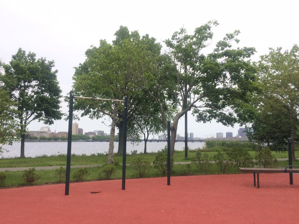 Outdoor Gym Along The Esplanade Near Boston University Bridge Photo Of The Esplanade Boston Ma United States Outdoor Gym Along