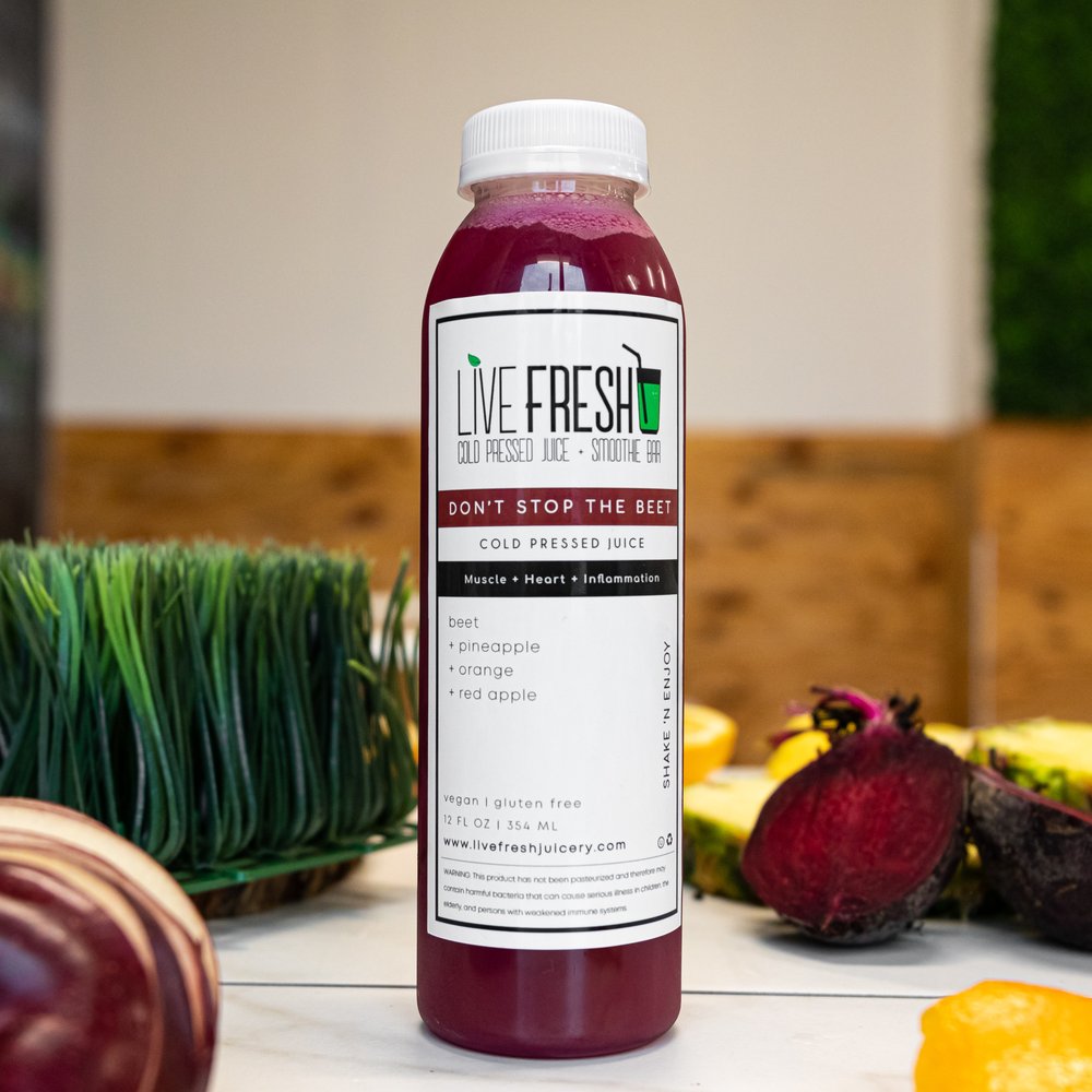 Live Fresh Cold Pressed Juice + Smoothie Bar