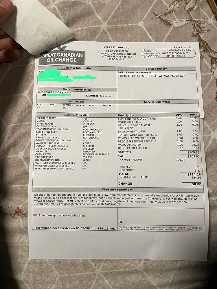 Great Canadian Oil Change