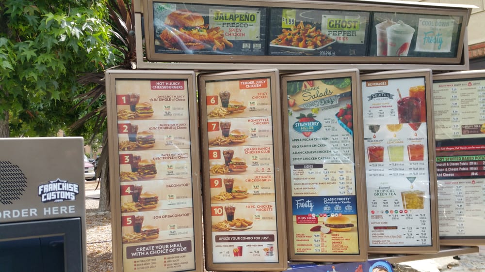 Drive-thru menu board - Yelp