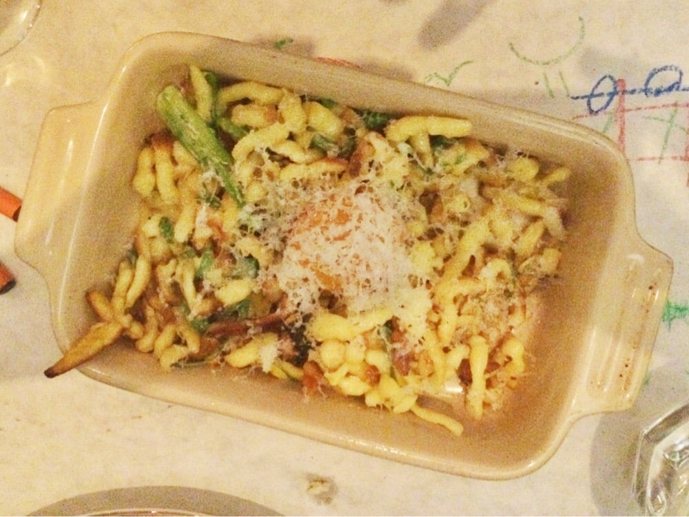 Herb Spaetzle Wild mushrooms, scallions, pecorino Yelp