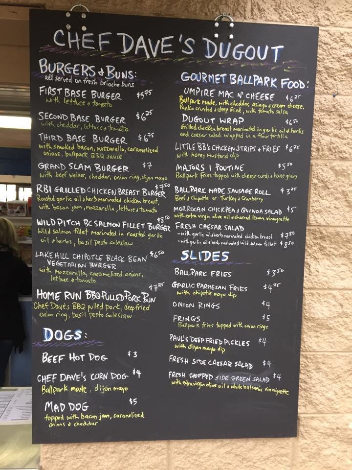 Chef Dave's Dugout