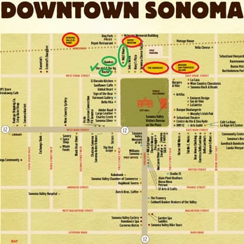 Sonoma Plaza 81 Photos 32 Reviews Parks 453 1st St E Photo Of Sonoma Plaza Ca United States The Red Circles Are