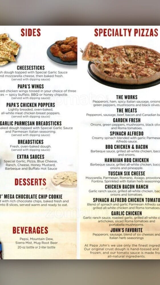 Papa Johns Pizza