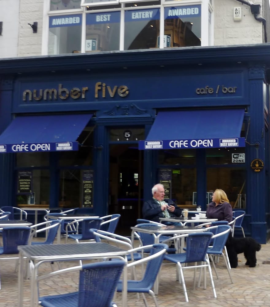 Number Five Cafe Cafes 5 Cedar Square, Blackpool, United Kingdom