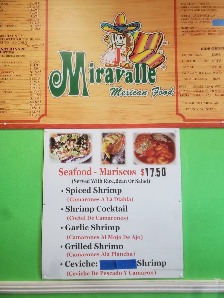 Miravalle Mexican Food