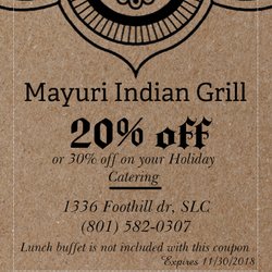 The Best 10 Indian Restaurants In Salt Lake City Ut With Prices Mayuri Indian Grill