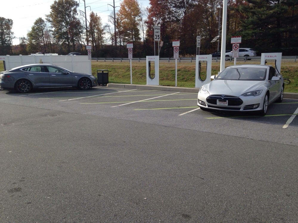 Tesla Supercharger EV Charging Stations Delaware Center