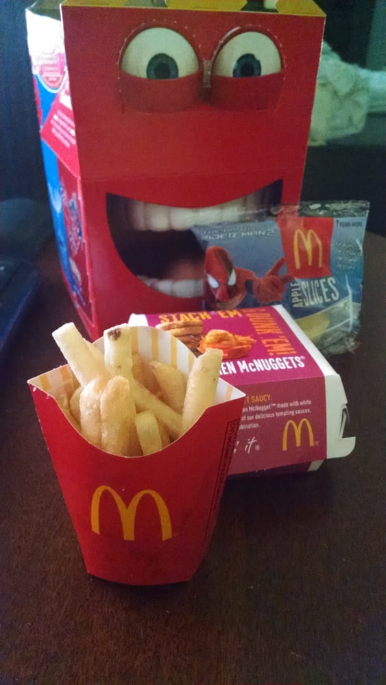 Small portion of fries for the mighty kids meal - Yelp