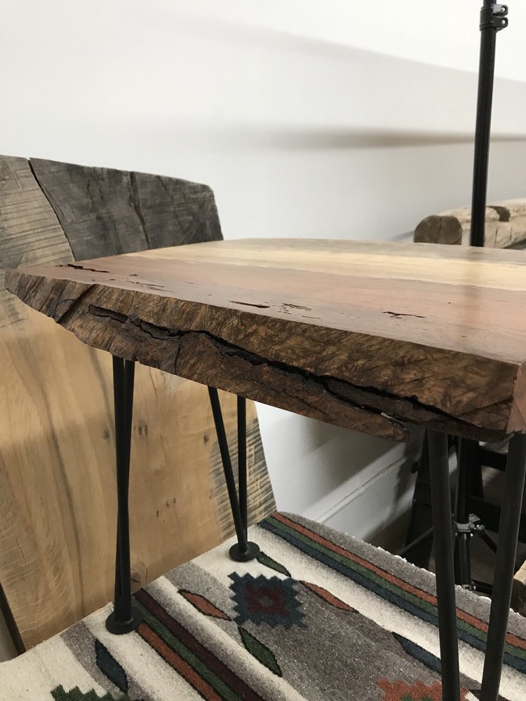 Red Oak Slab Side Table Yelp Photo Of Rustic Wood Accents Thousand Oaks Ca United States Red Oak