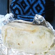Photo of Ok Mr Pancho - Bronx, NY, United States. Burrito bigger than my mitten!
